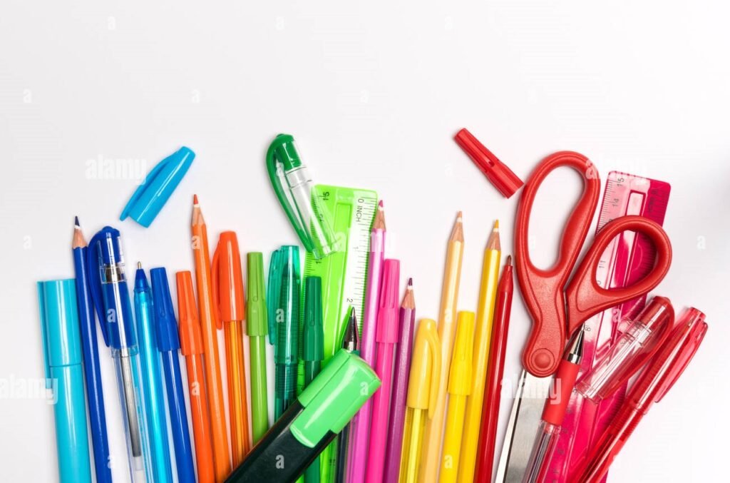 colourful-plastic-stationery-items-in-rainbow-colours-R675D5-1-1024x677 Stationery