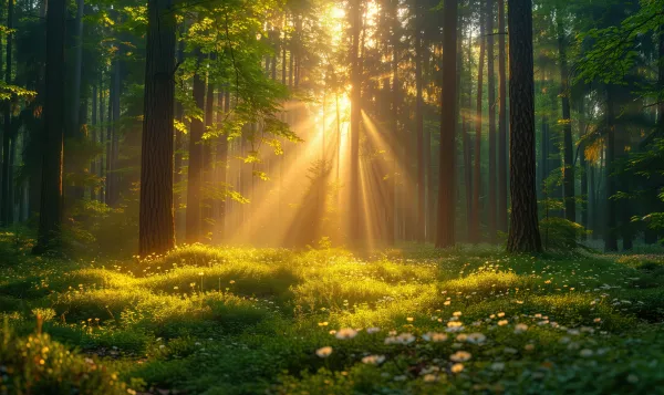 magical-spring-forest-scenery-during-morning-breeze-free-photo DAY IN LIFE